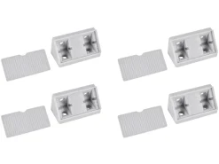 Fjord hoekverbinders met afdekkap - grey