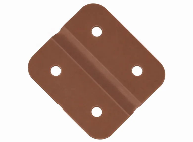 Fjord kunststoffen scharnieren (4x stuks) - brown