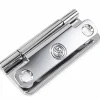 Fjord metalen geknikte scharnieren (2x stuks) - chrome