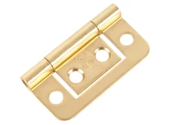 Fjord metalen kleine vlakke scharnieren (2x stuks) - gold