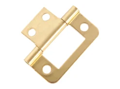 Fjord metalen kleine vlakke scharnieren (2x stuks) - gold