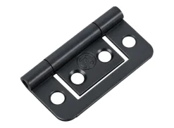 Fjord metalen middel vlakke scharnieren (2x stuks) - anthracite