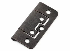 Fjord metalen vlakke scharnieren (2x stuks) - bronze