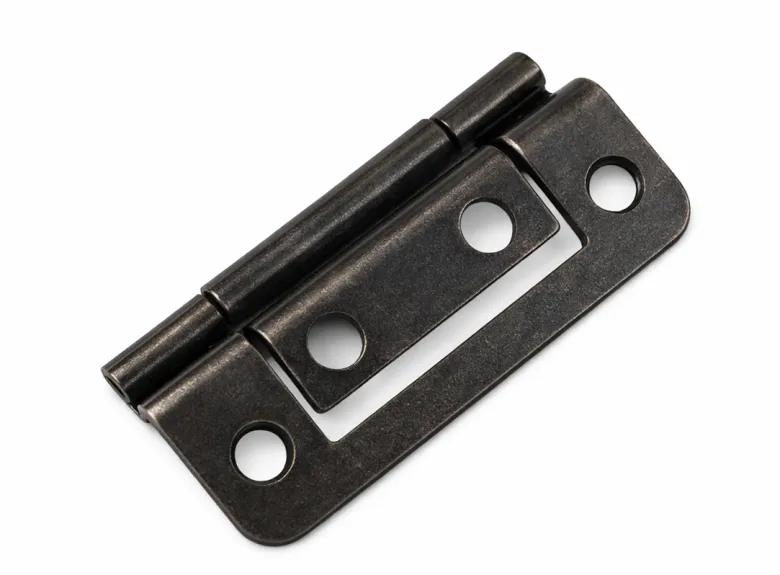 Fjord stalen dubbel geknikte scharnieren (2x stuks) - bronze