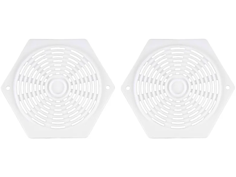 Fjord zeskant ventilatieroosters - white