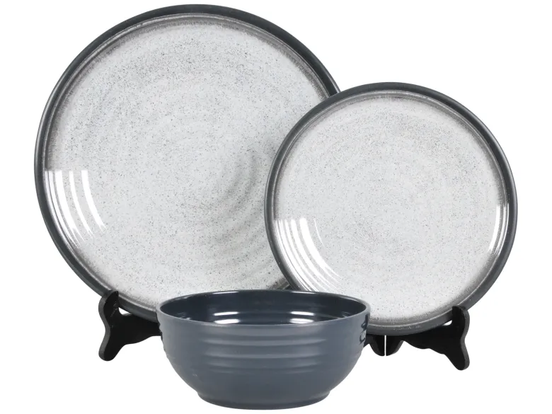 Flamefield Granite Grey serviesset - 12-delig