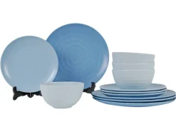 Flamefield Shades of Blue 12-delig serviesset