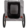 Flamingo Doggy Liner Juliette Grey hondenfietskar