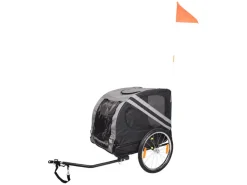 Flamingo Doggy Liner Juliette Grey hondenfietskar
