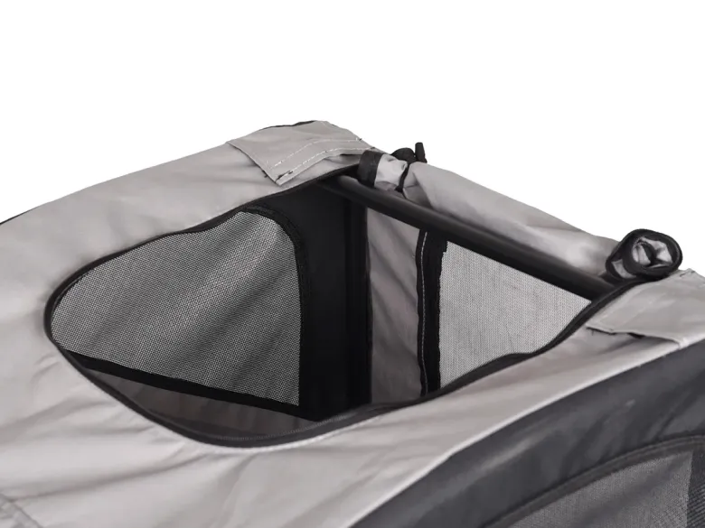 Flamingo Doggy Liner Juliette Grey hondenfietskar