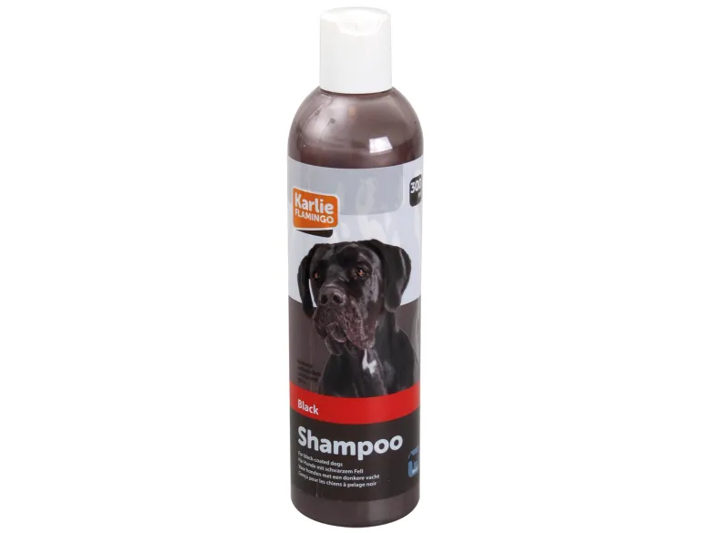 Flamingo zwart hondenshampoo