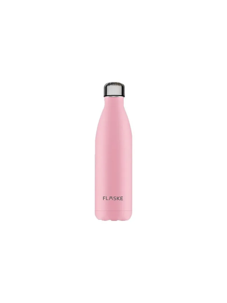 Flaske 1 liter rvs drinkfles - flower