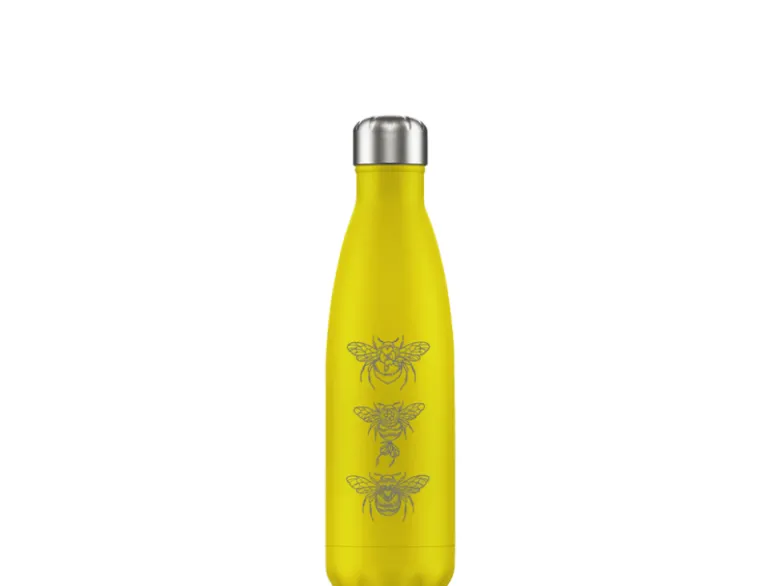 FLASKE 500 ml RVS Drinkfles - Bees