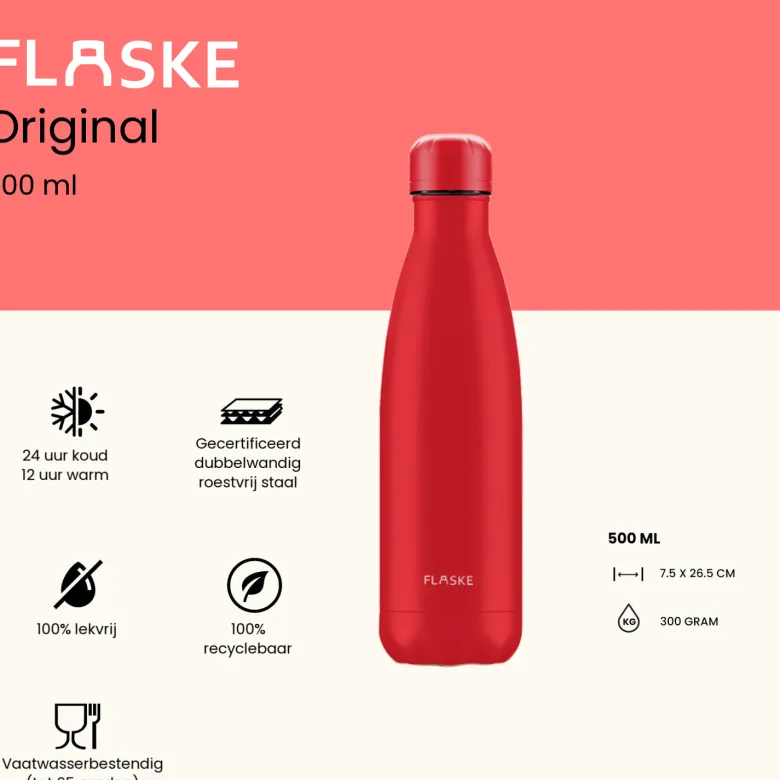 FLASKE 500 ml RVS Drinkfles - Chilly