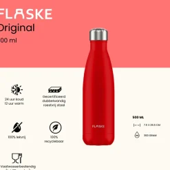Flaske 500 ml rvs drinkfles - chilly