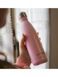 Flaske 500 ml rvs drinkfles - flower