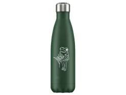 FLASKE 500 ml RVS drinkfles - Flower Frog