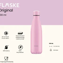 FLASKE 500 ml RVS Drinkfles - Flower