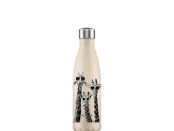 Flaske 500 ml rvs drinkfles - giraffe