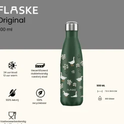 Flaske 500 ml rvs drinkfles - goose haven