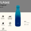Flaske 500 ml rvs drinkfles - gradient skye