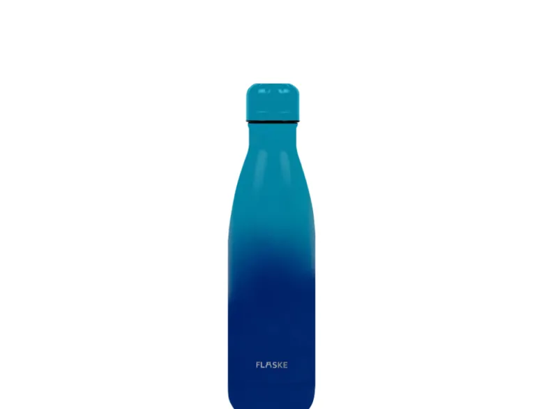 Flaske 500 ml rvs drinkfles - gradient skye