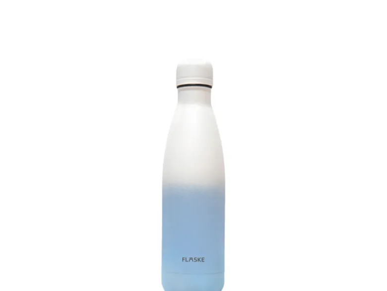 Flaske 500 ml rvs drinkfles - gradient frost