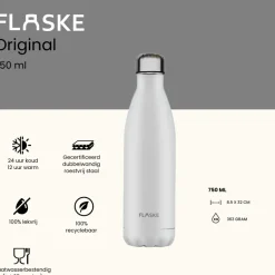 FLASKE 750 ml RVS Drinkfles - Ice