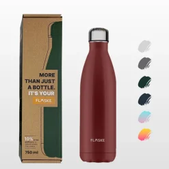 Flaske 750 ml rvs drinkfles - Lava