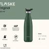 Flaske 500 ml rvs drinkfles - moss