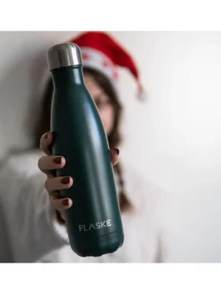 Flaske 750 ml rvs drinkfles - moss