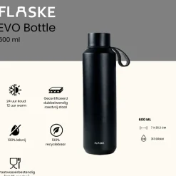 FLASKE 600 ml RVS Drinkfles - Night