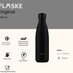 FLASKE 500 ml RVS Drinkfles - Night