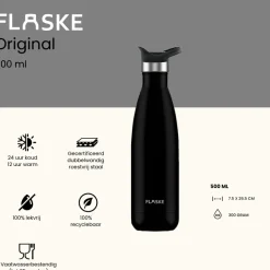 FLASKE 500 ml RVS Drinkfles - Night