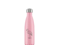 FLASKE 500 ml RVS Drinkfles - Standing Flamingo
