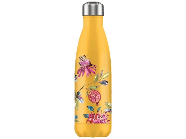 FLASKE 500 ml RVS drinkfles - Sunny Blossom