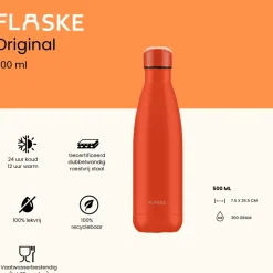 FLASKE 500 ml RVS Drinkfles - Sunrise