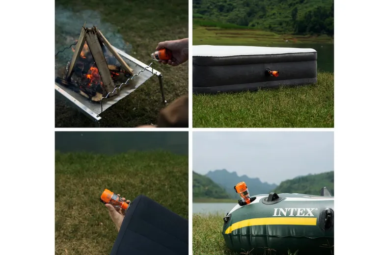 Flextail Max Pump 3 elektrische luchtbedpomp - Orange