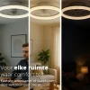 FlinQ AeroGlow Slimme plafondventilator met verlichting - White