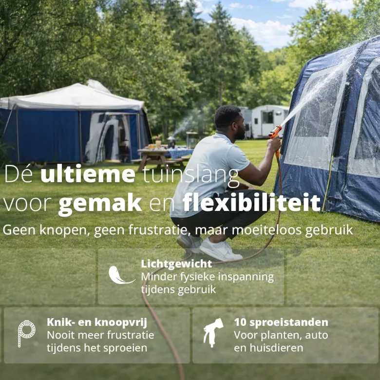 FlinQ flexibele tuinslang - 15 meter