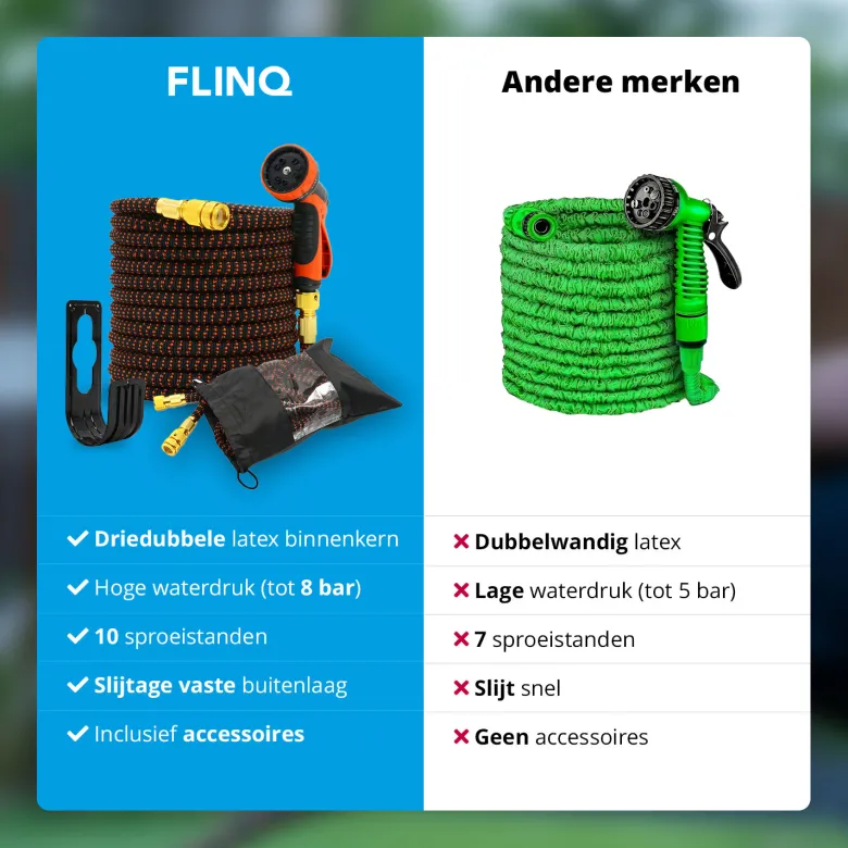 FlinQ flexibele tuinslang - 15 meter