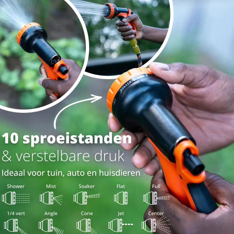 FlinQ flexibele tuinslang - 10 meter