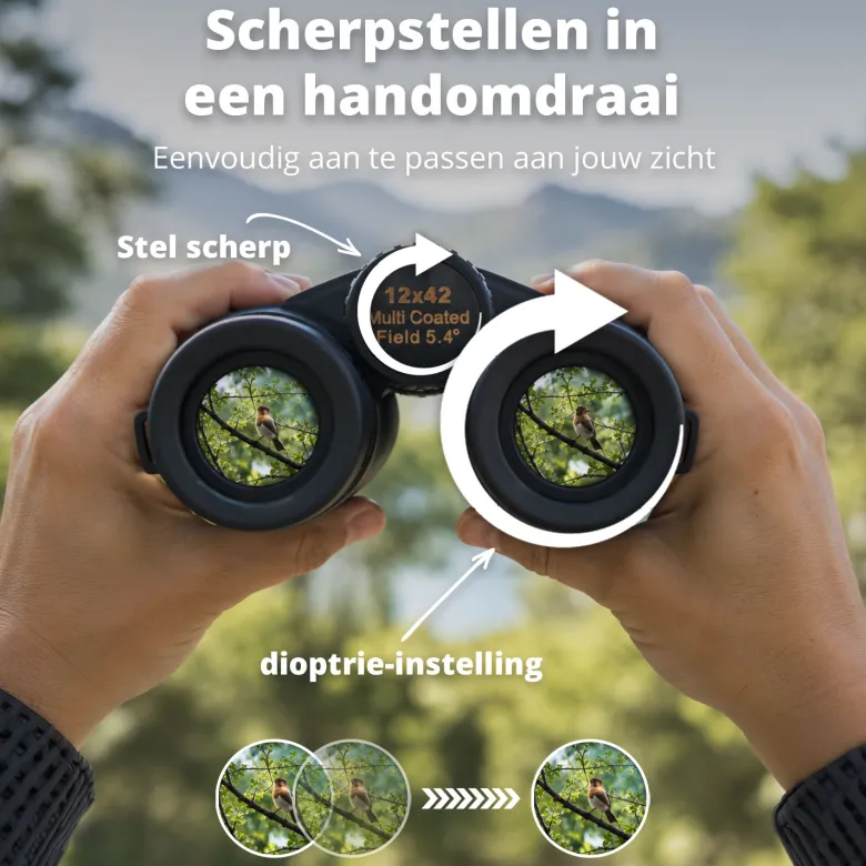 FlinQ HD verrekijker - Black