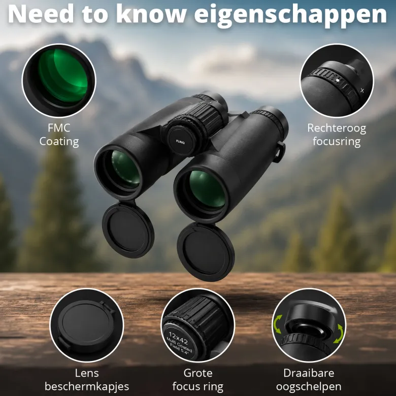 FlinQ HD verrekijker - Black