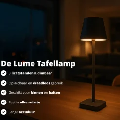 FlinQ Lume draadloze tafellamp - Green