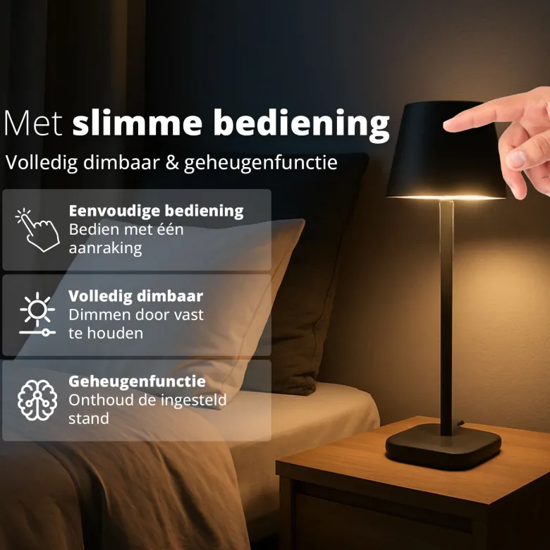 FlinQ Lume draadloze tafellamp - Green