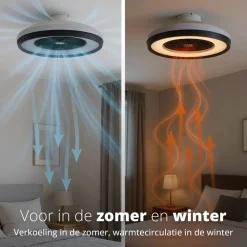 FlinQ LumiFan Plafondventilator - Black
