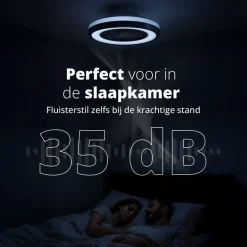 FlinQ LumiFan Plafondventilator - Black
