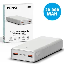 FlinQ 20.000 mAh powerbank - White