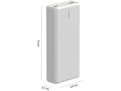 FlinQ 20.000 mAh powerbank - White